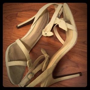 Beige Strappy Heels